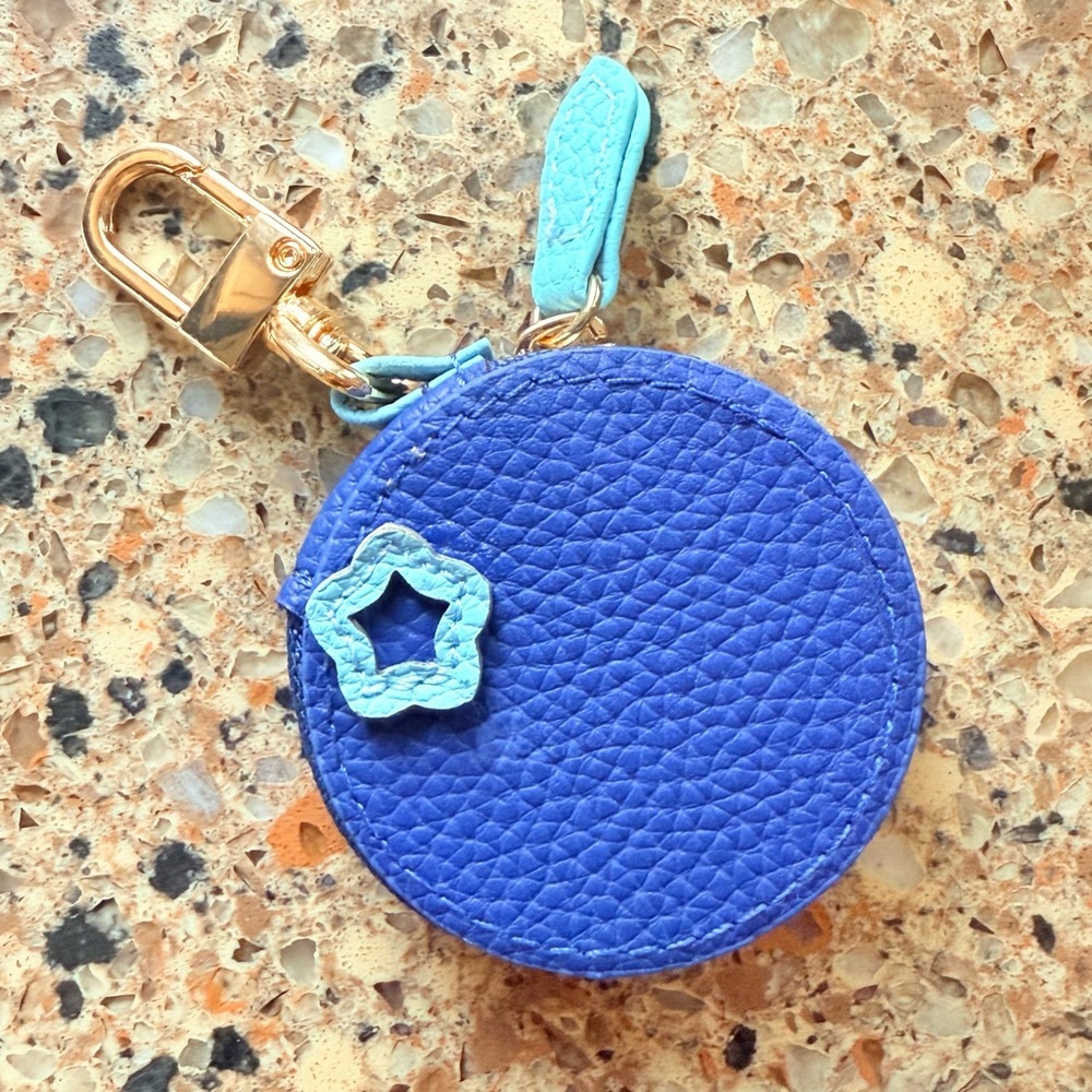 Blueberry Keychain‎ Coin Holder Purse